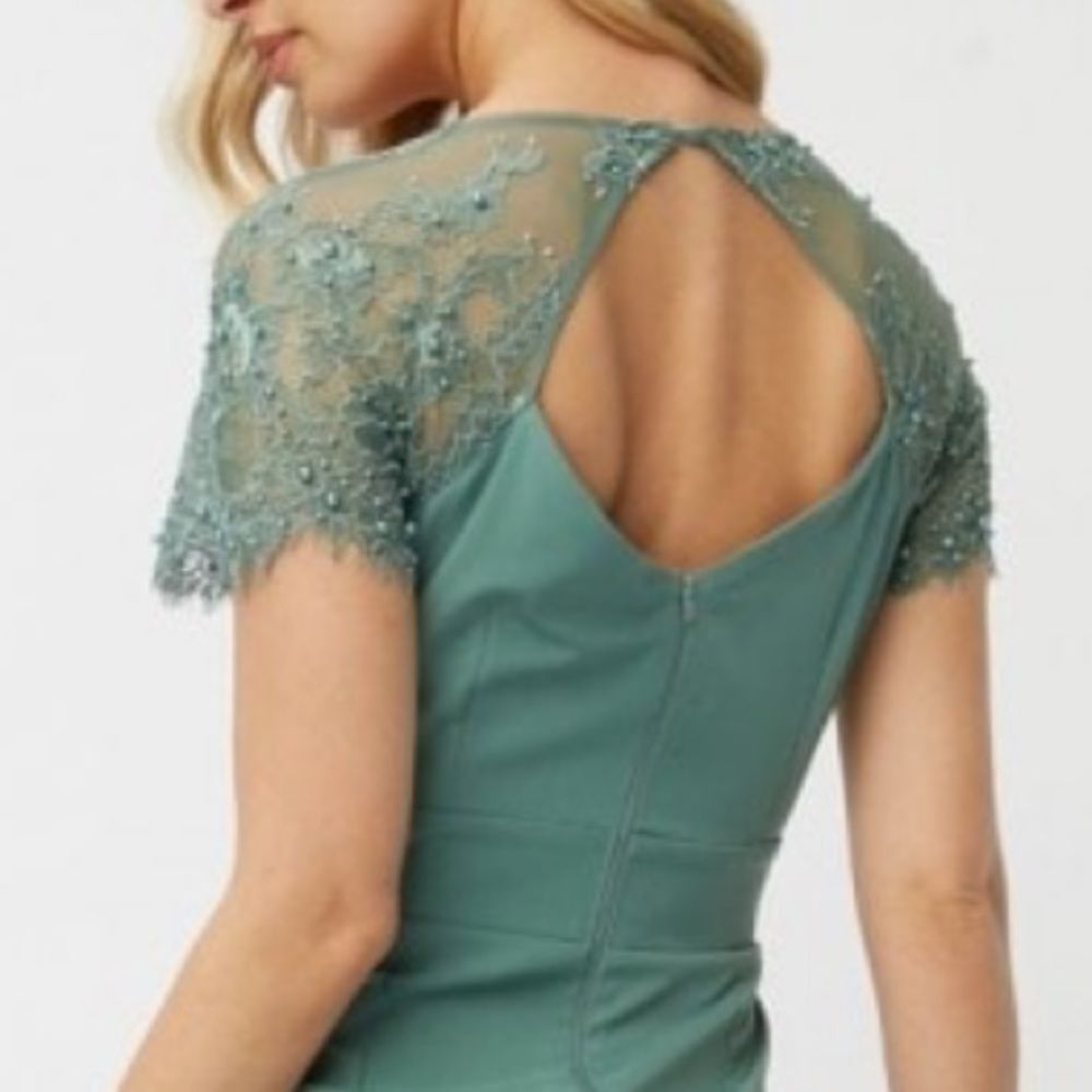 ModCloth Little Mistress Nile Fishtail Maxi Dress Size 4 - Picture 4 of 7